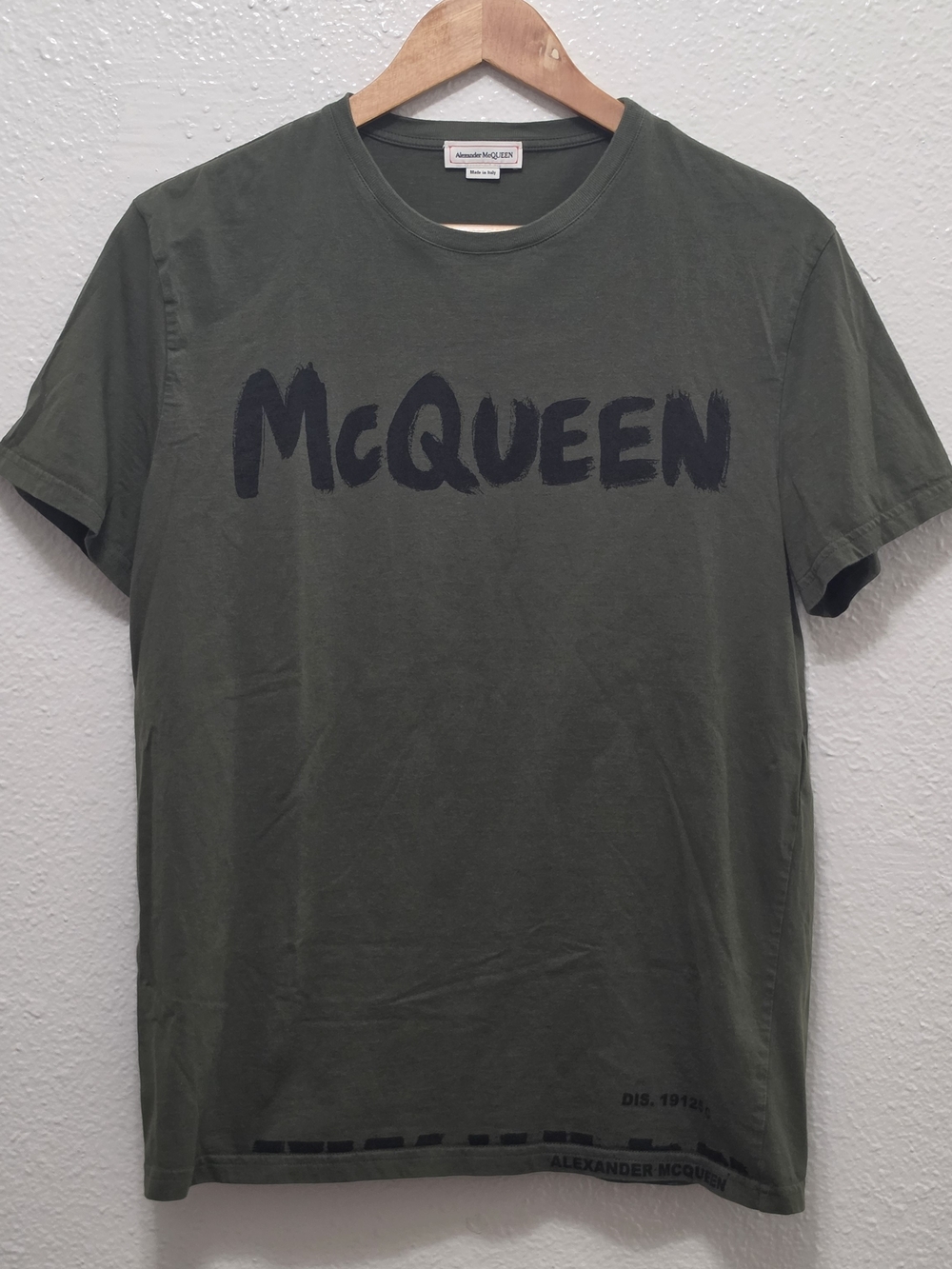 Alexander McQueen Graffiti Print Tee,  M